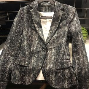 Zara animal print jacket